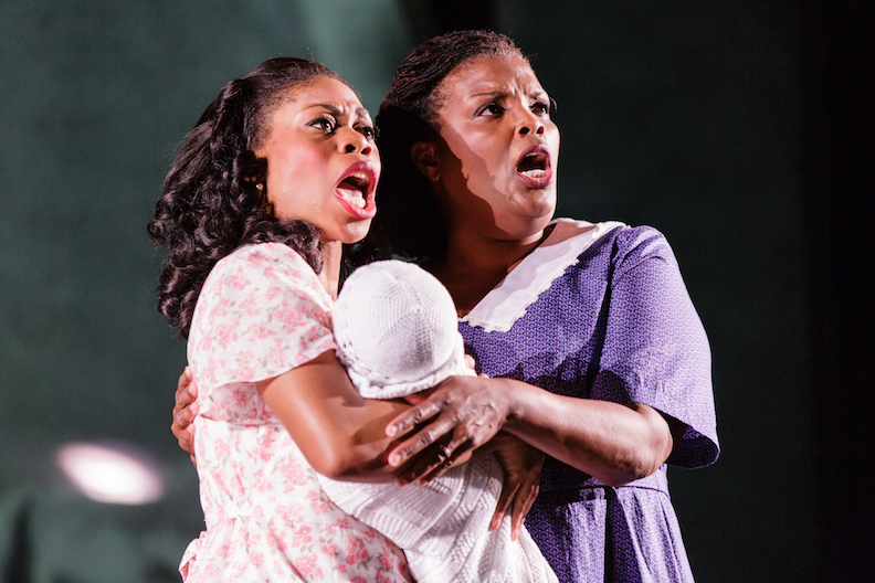 Chrystal E. Williams and Angela Brown in Charlie Parker’s YARDBIRD (photo: Dominic M. Mercier)